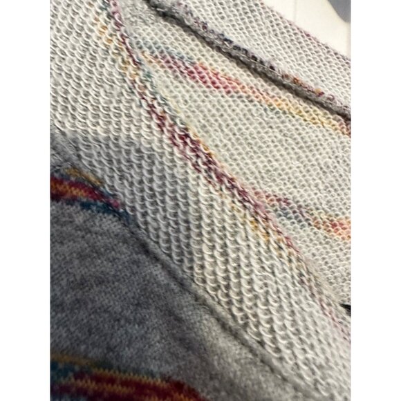 Gray Striped Long-Sleeve Knit Sweater By‎ Phil Love - Picture 4 of 5